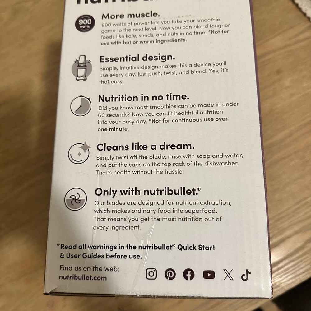 Nutribullet Pro Personal Blender - Pink - Picture 3 of 4